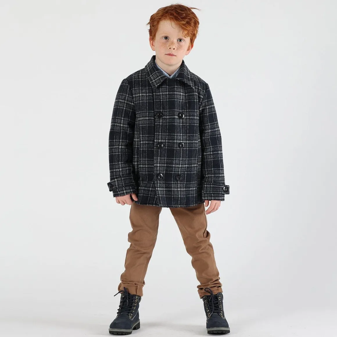 Pantalone da bambino in gabardina elastica