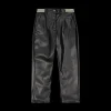 Pantalone ecopelle da bambina