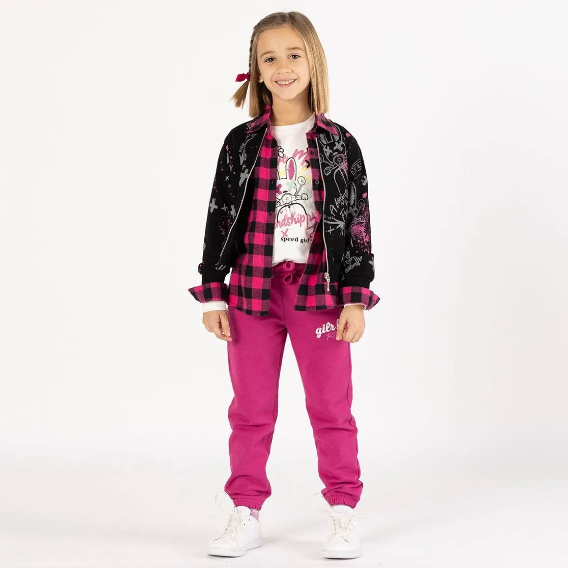Pantalone felpa per bambina