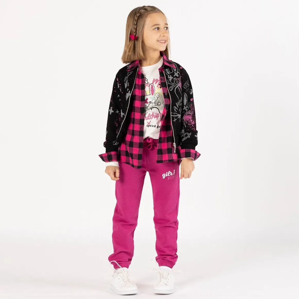 Pantalone felpa per bambina