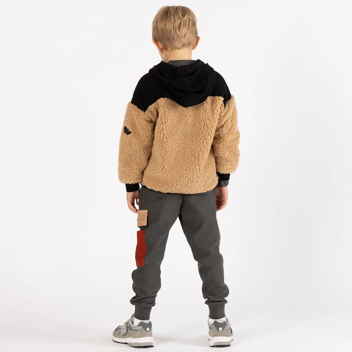 Pantalone in felpa diagonale per ragazzo