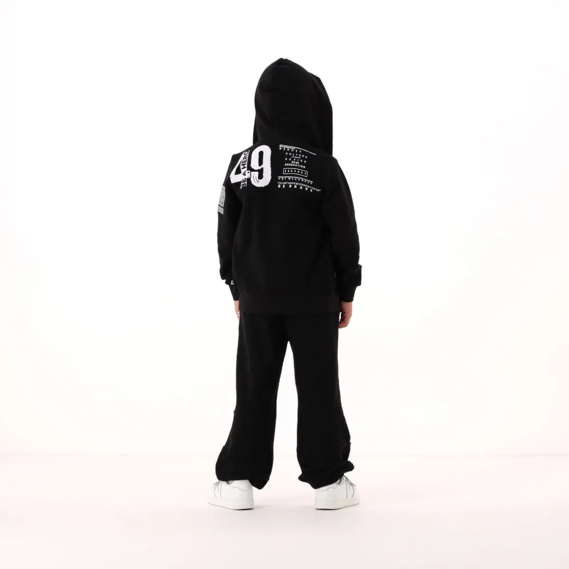 Pantalone in felpa diagonale per bambino