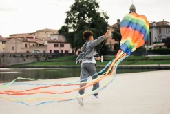 Pantalone in felpa slavata per bambino