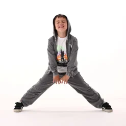 Pantalone in felpa slavata per bambino