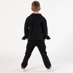 Pantalone in gabardina smerigliata per ragazzo