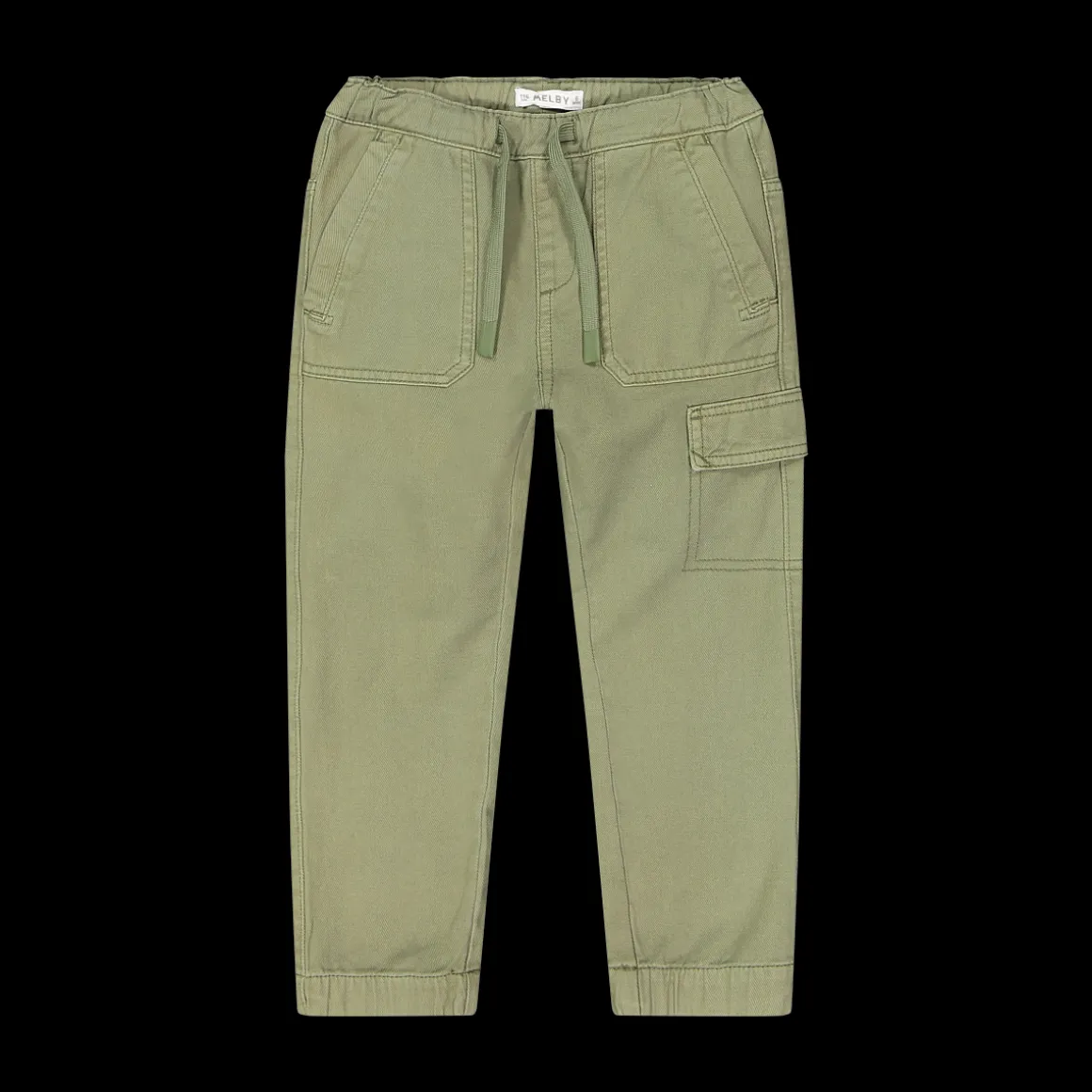 Pantalone in gabardina smerigliata per ragazzo