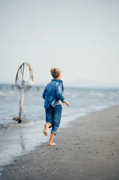 Pantalone in jeans leggero per bambino