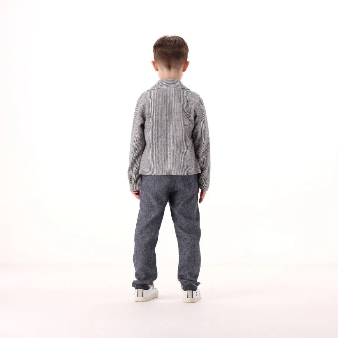 Pantalone in misto lino per bambino