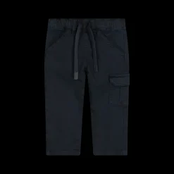 Pantalone in tessuto operato per bambino
