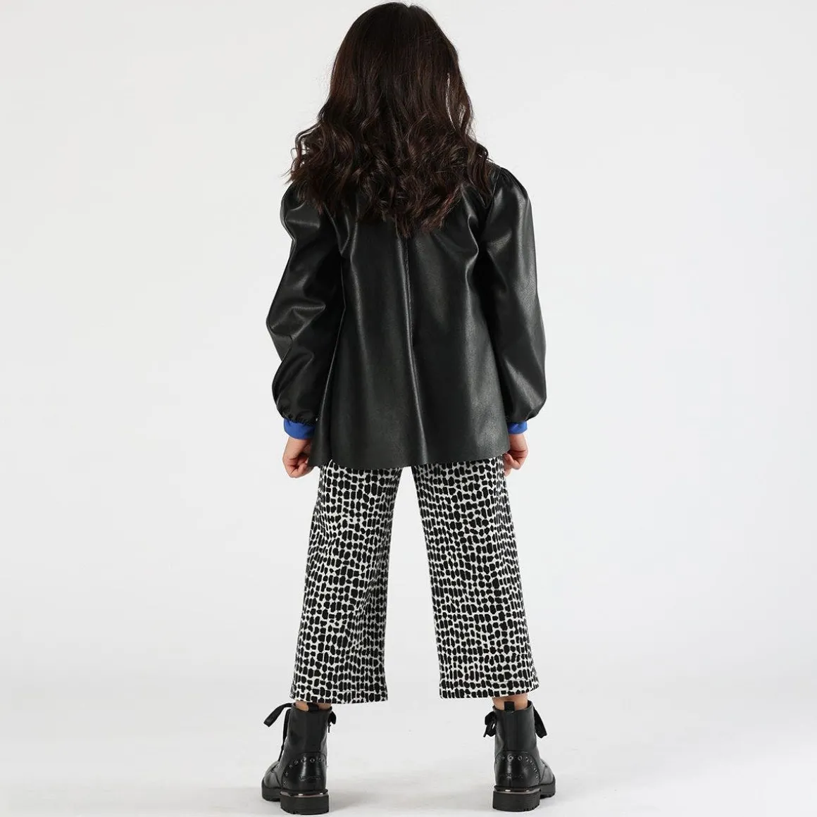 Pantalone jacquard da bambina
