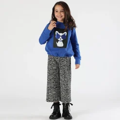 Pantalone jacquard da bambina