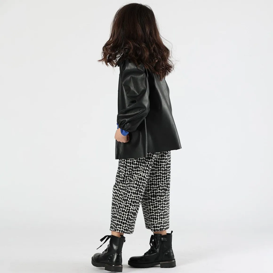 Pantalone jacquard da bambina
