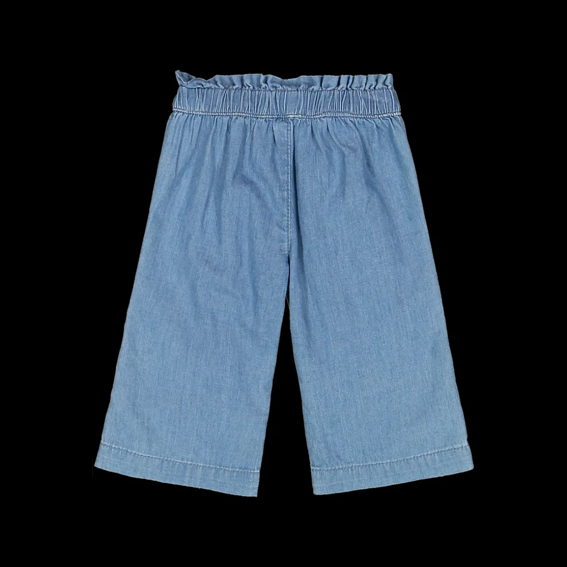 Pantalone lungo in chambray per neonata