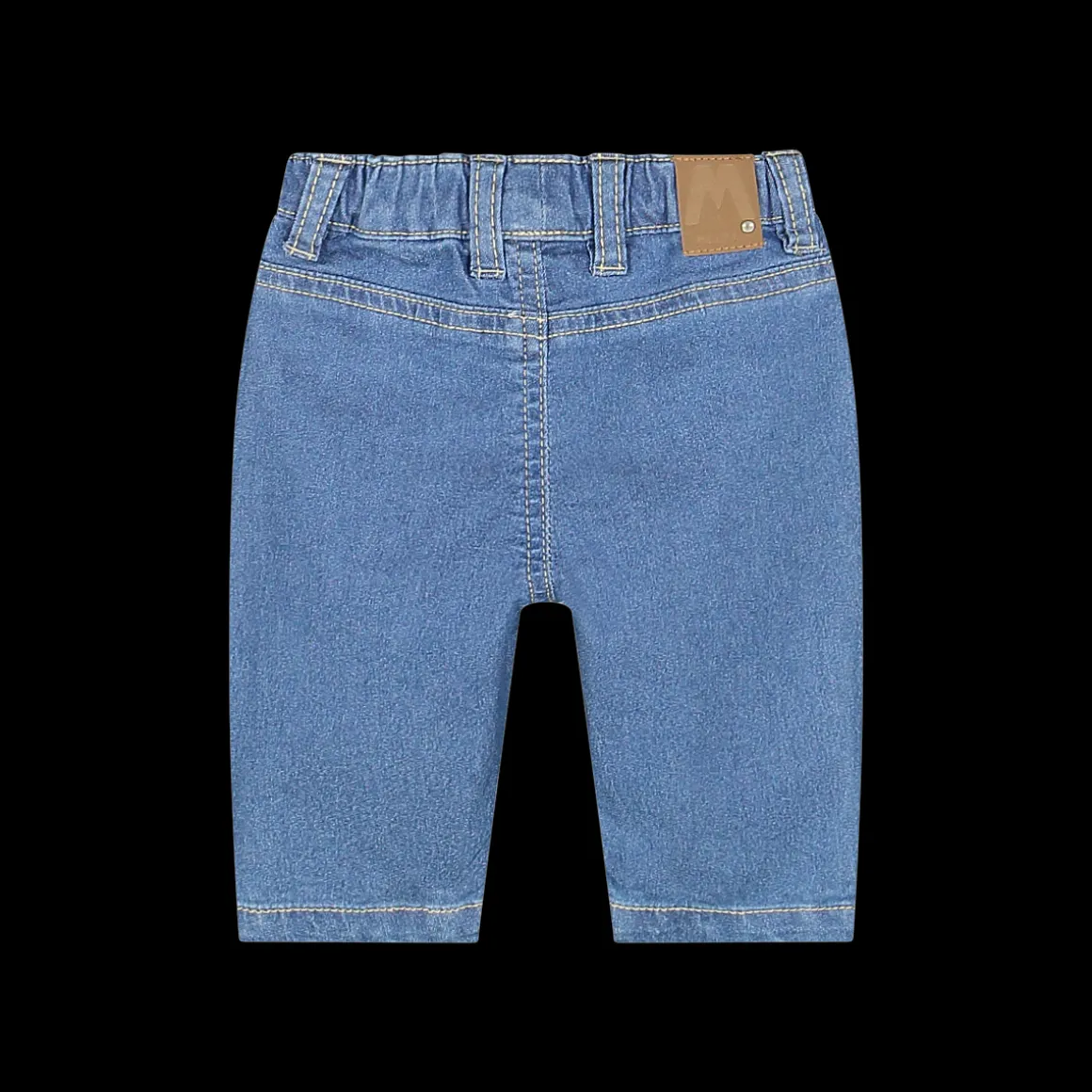 Pantalone lungo in jeans elasticizzato per neonato