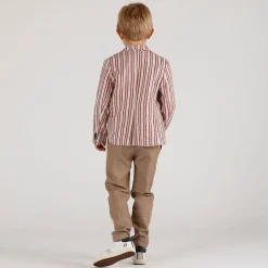 Pantalone misto lino bambino