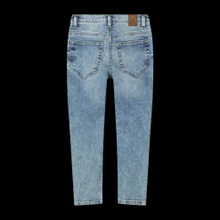 Pantalone skinny in denim da bambina