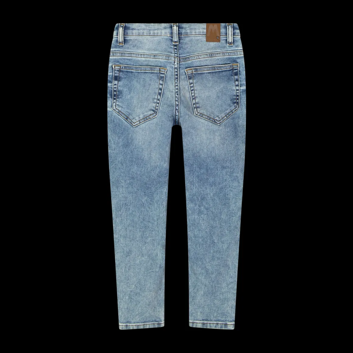 Pantalone skinny in denim da bambina