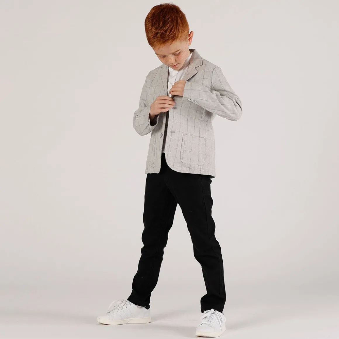 Pantalone tessuto canneté bambino