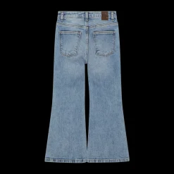 Pantaloni flare in denim per bambina