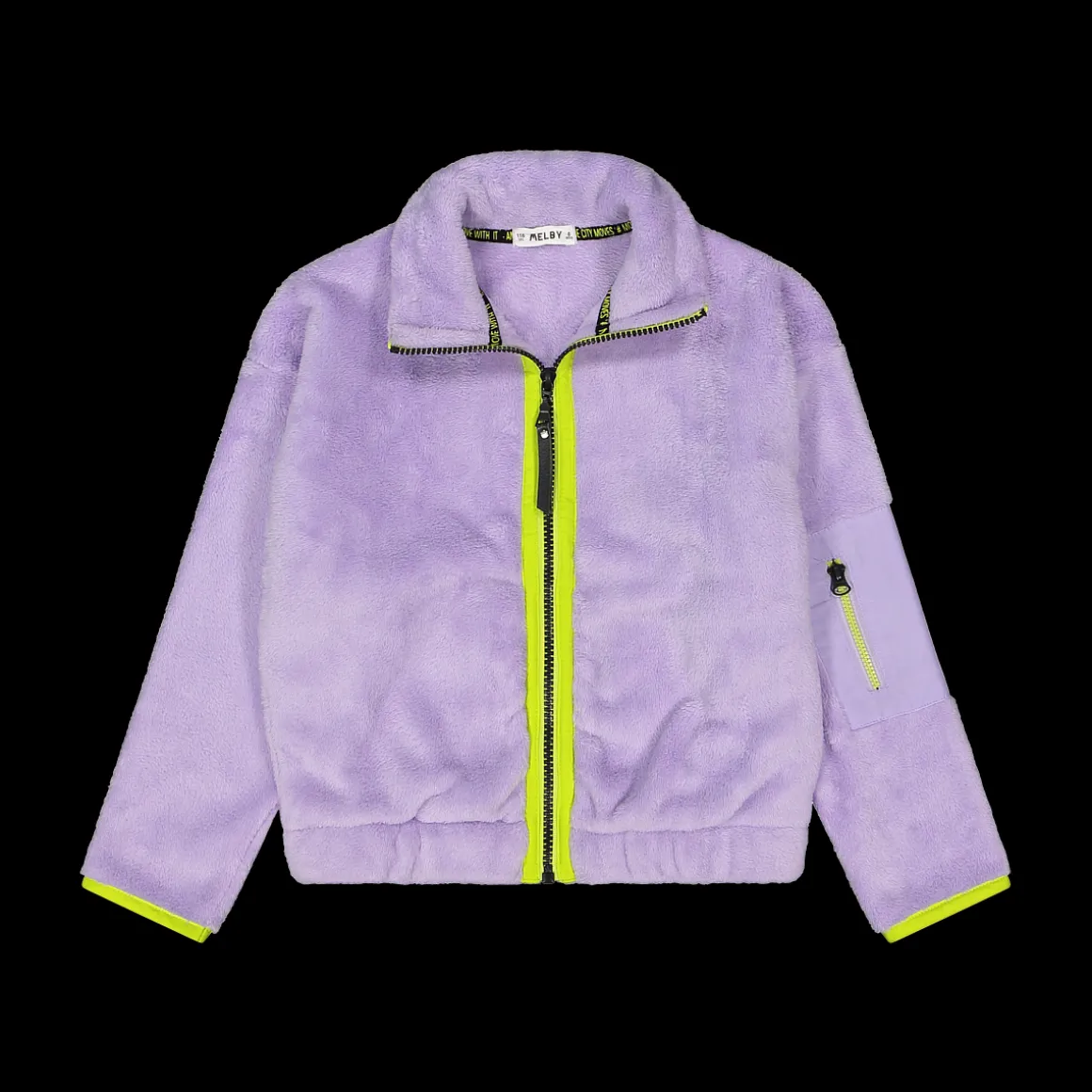 Pelliccetta con zip bambina