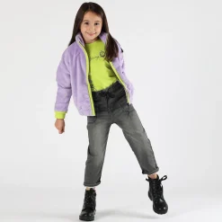 Pelliccetta con zip bambina