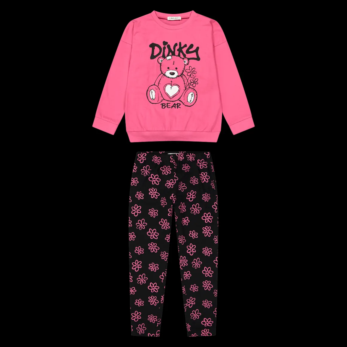 Pigiama lungo bambina 100% cotone