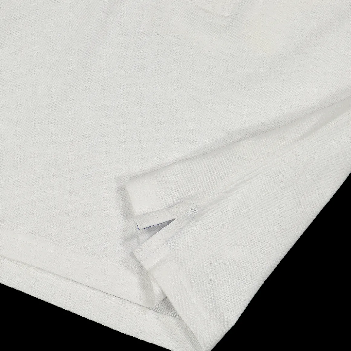 Polo da bambino in piquet con stampa sul retro