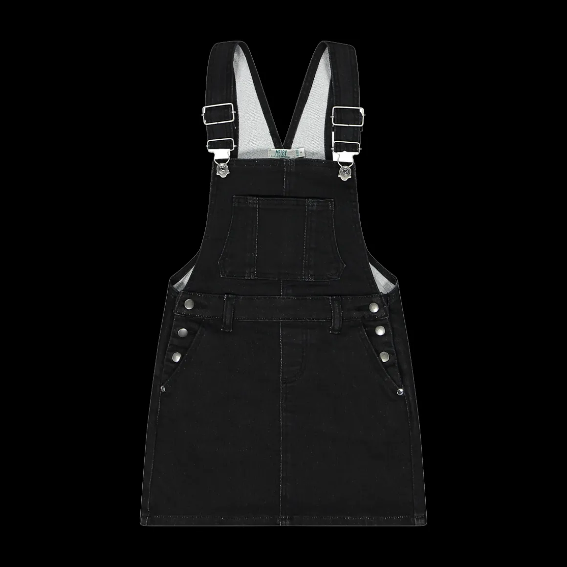 Salopette da bambina effetto jeans