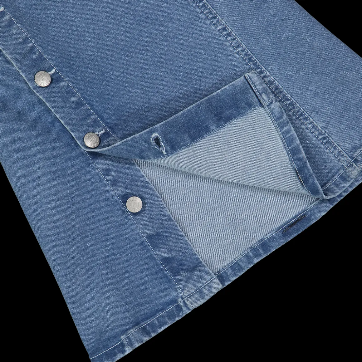 Salopette in denim da bambina