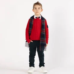 Sciarpa a quadri per bambino