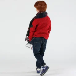 Sciarpa a quadri per bambino