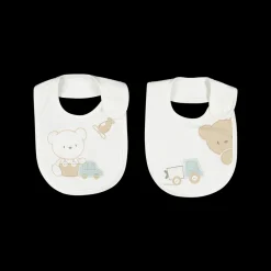 Set 2 bavaglini con orsetti per neonato