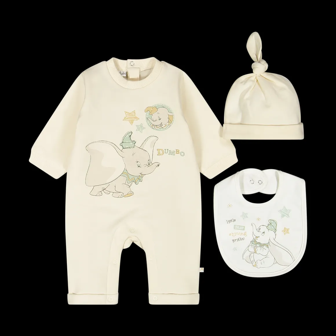 Set 3 pezzi unisex in felpa misto cotone