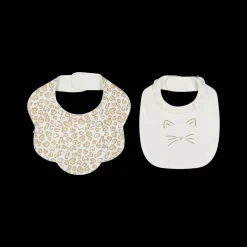 Set di due bavaglini per neonata