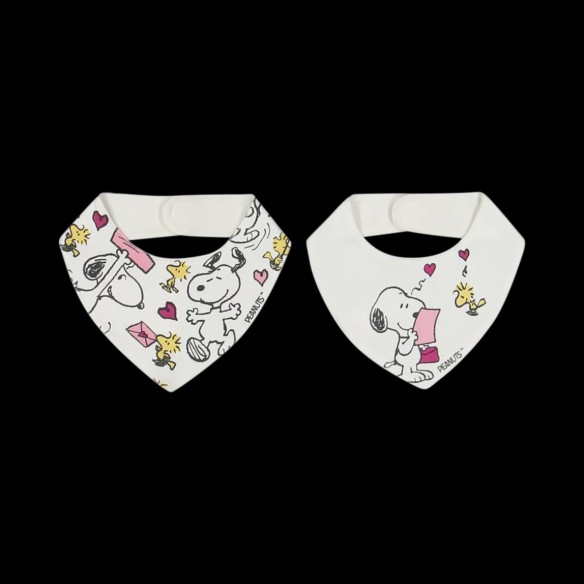Set di due bavaglini per neonata