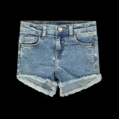 Short in denim da bambina