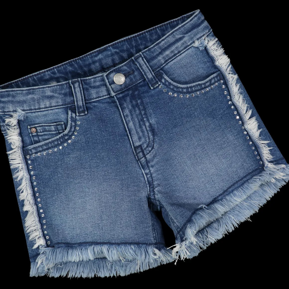 Shorts in denim da bambina
