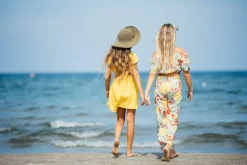 Top con stampa tropicale per bambina