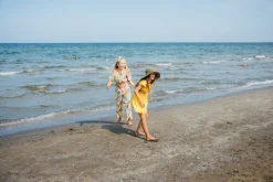 Top con stampa tropicale per bambina