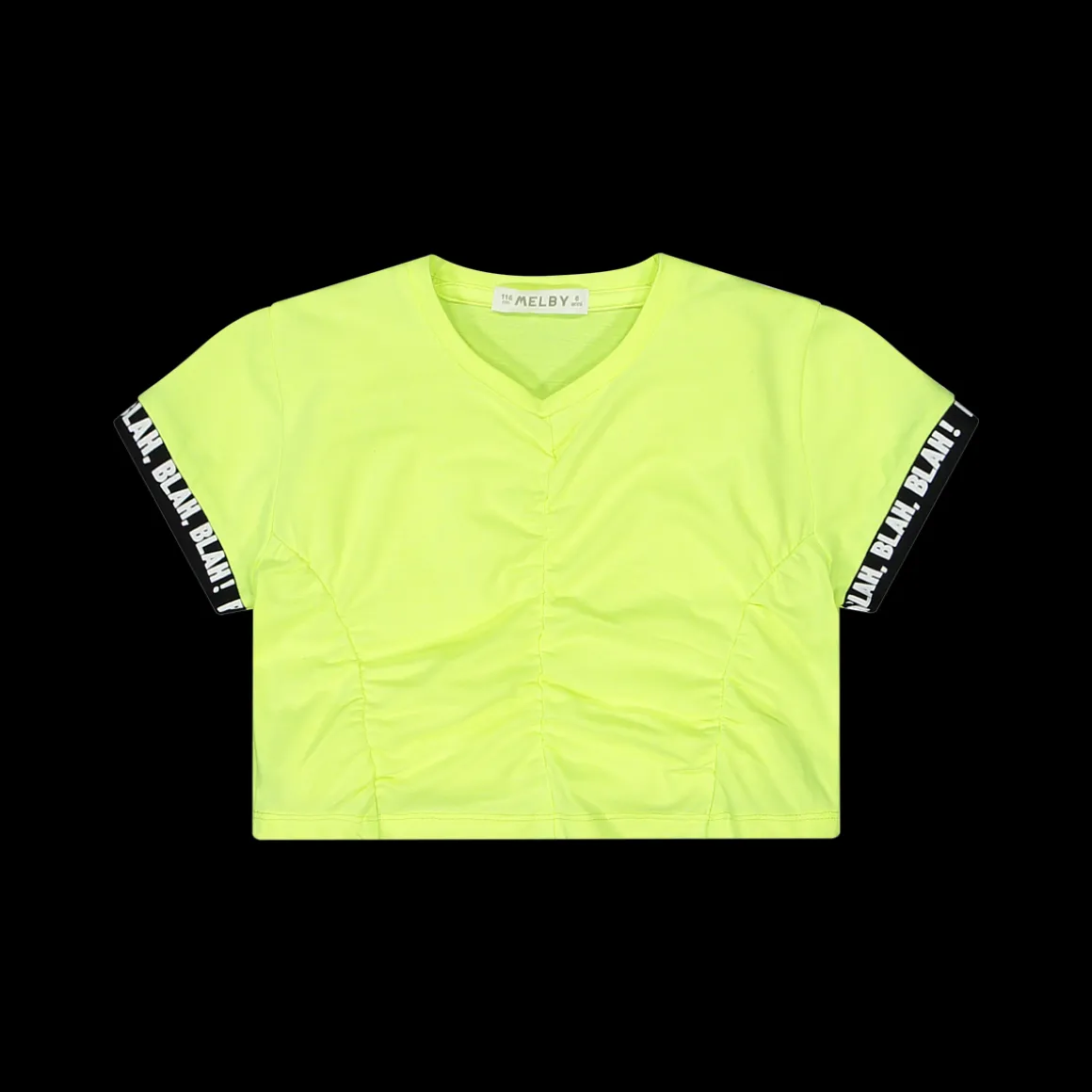 Top da bambina con arricciature