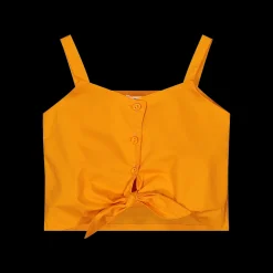 Top in popeline da bambina