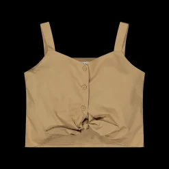Top in popeline da bambina