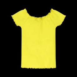 Top scollo a barchetta bambina