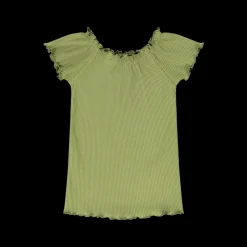 Top scollo a barchetta bambina