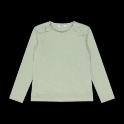 T-shirt a manica lunga in jersey lurex da bambina