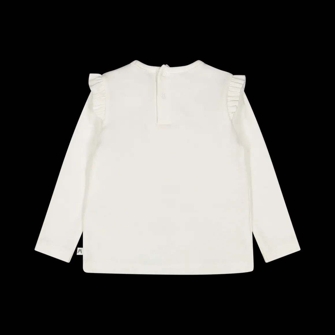 T-shirt a maniche lunghe in interlock per bambina