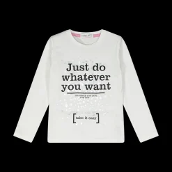 T-shirt a maniche lunghe per bambina