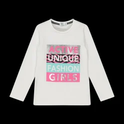 T-shirt a maniche lunghe per bambina