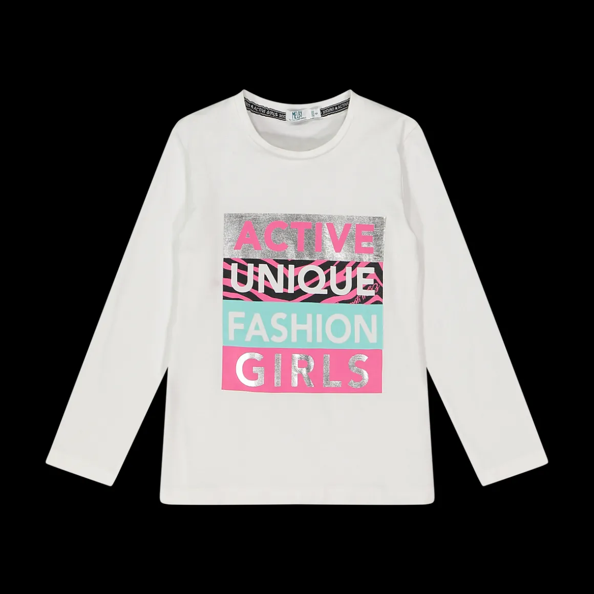 T-shirt a maniche lunghe per bambina