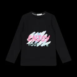T-shirt a maniche lunghe per bambina